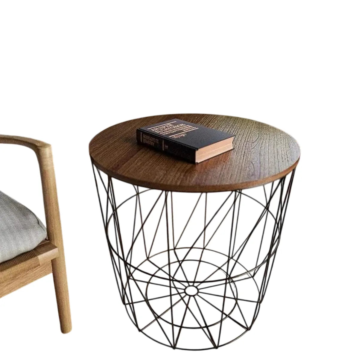 Portable Coffee Table & Bin