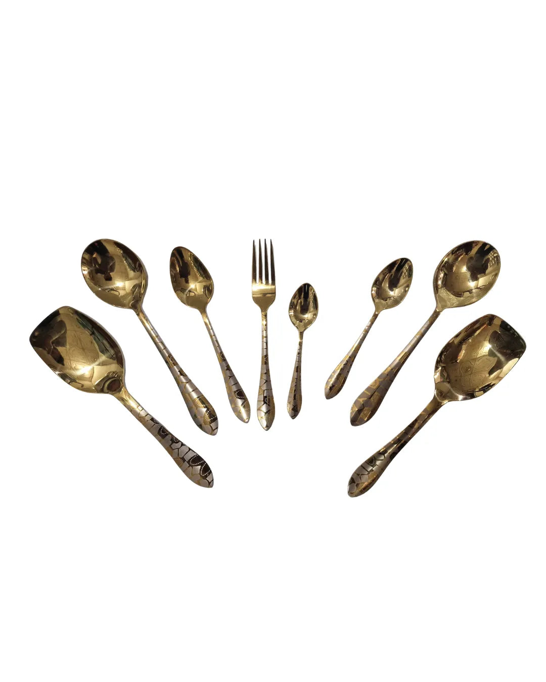 Luxury Gold Stainless Steel Cutlery Set