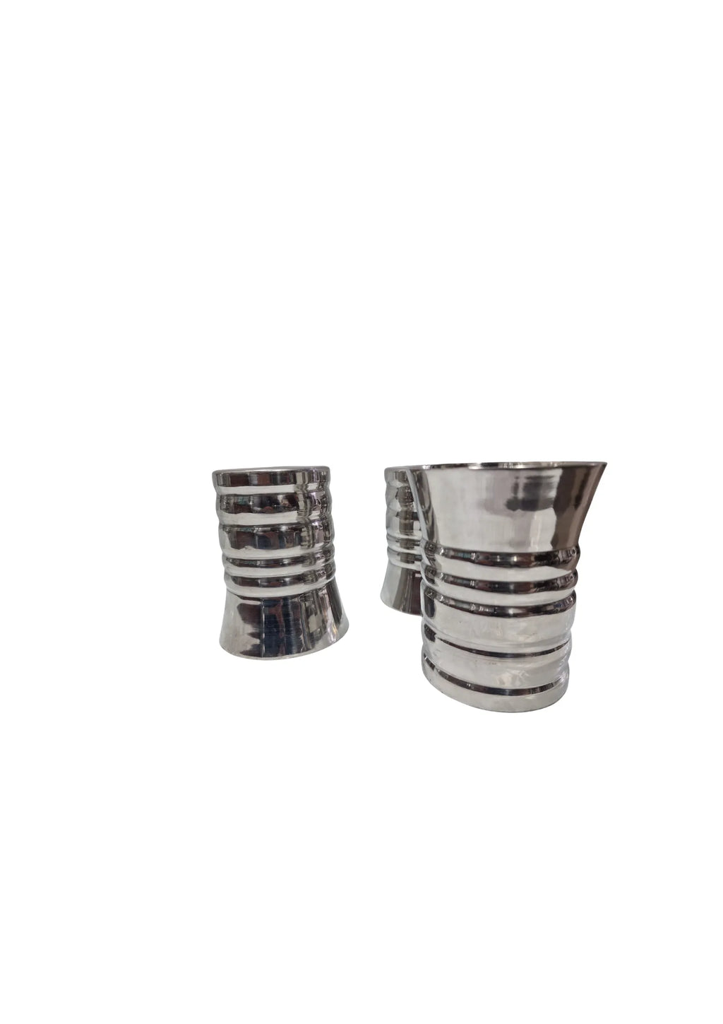 350ml Steel Glass Set- Design two