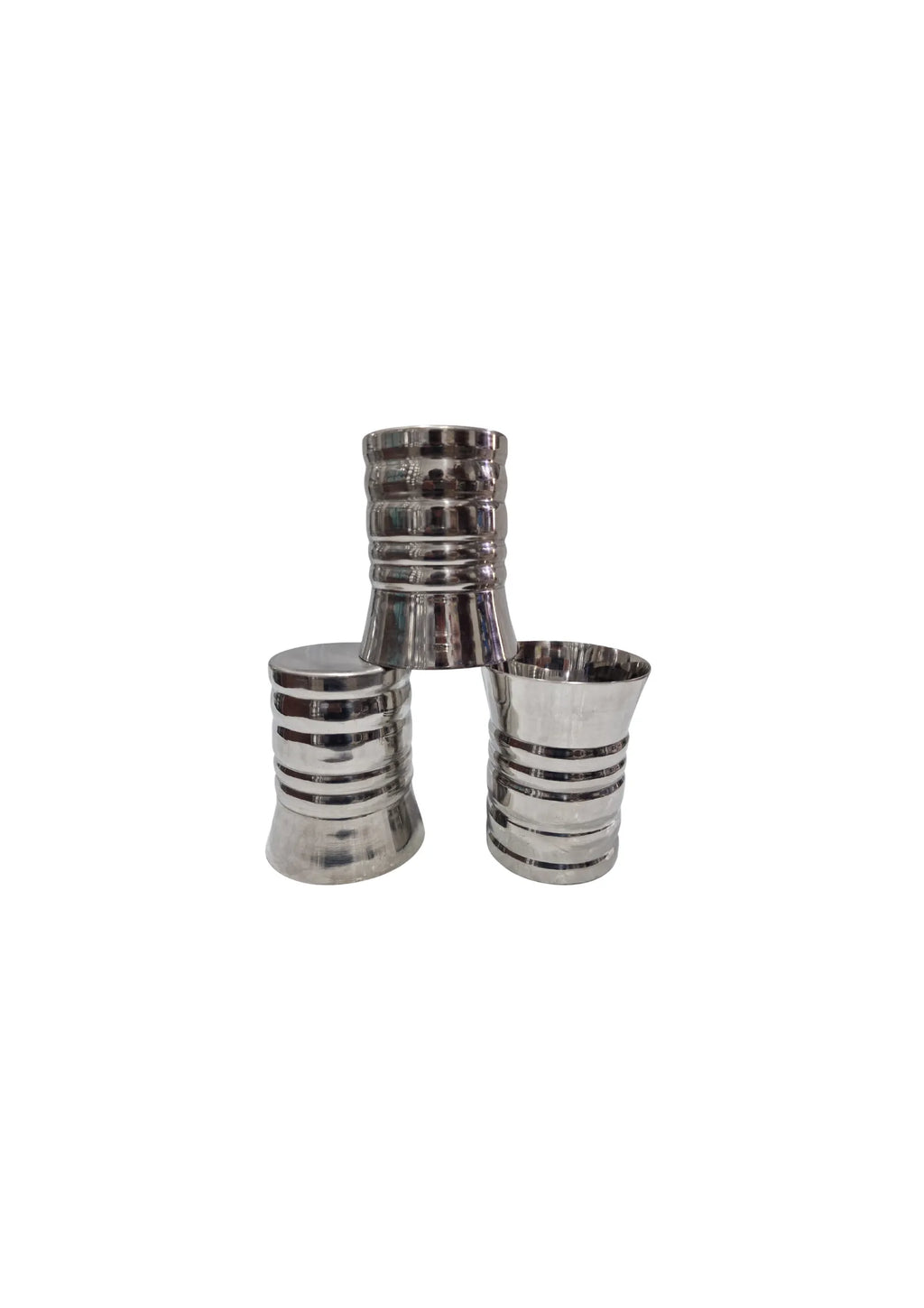 350ml Steel Glass Set- Design two