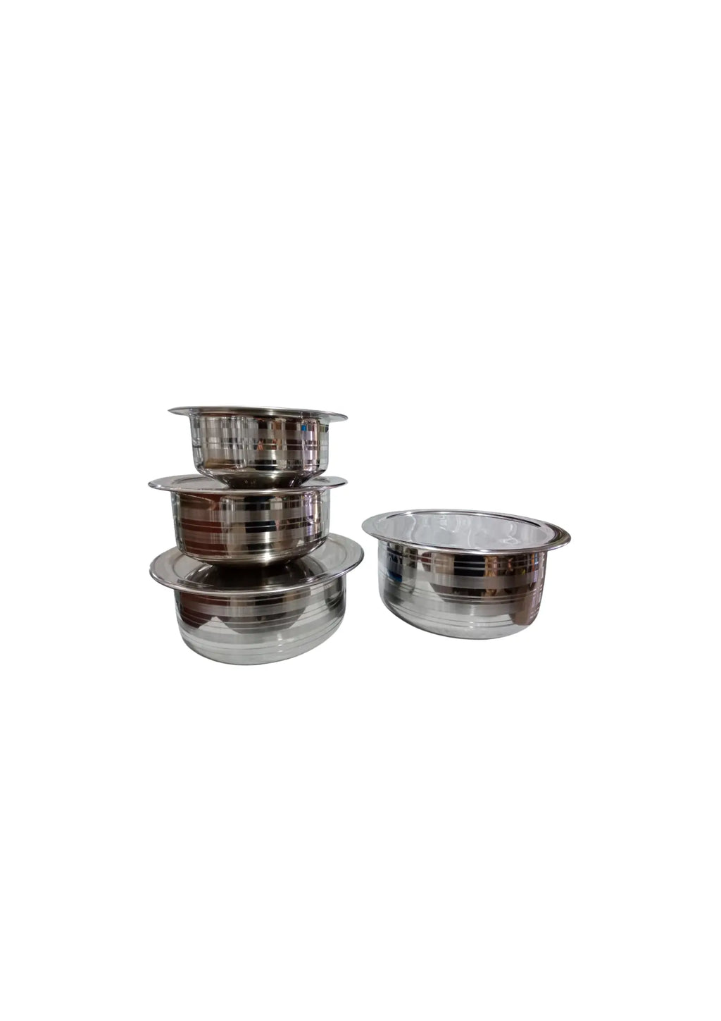 Stainless Steel Pateela Set (4 size)