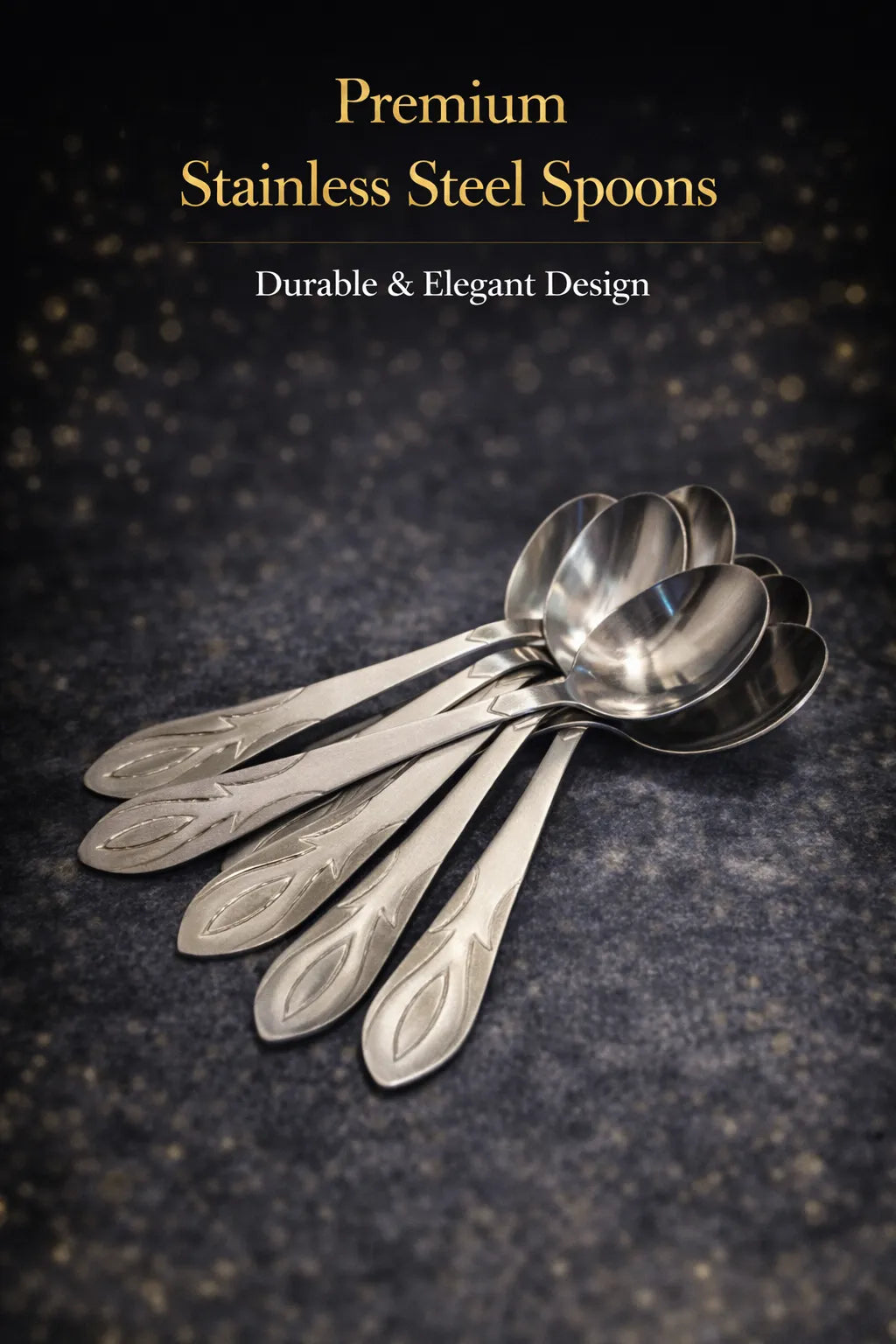 Stainless Steel Spoon Set (12 Pcs)