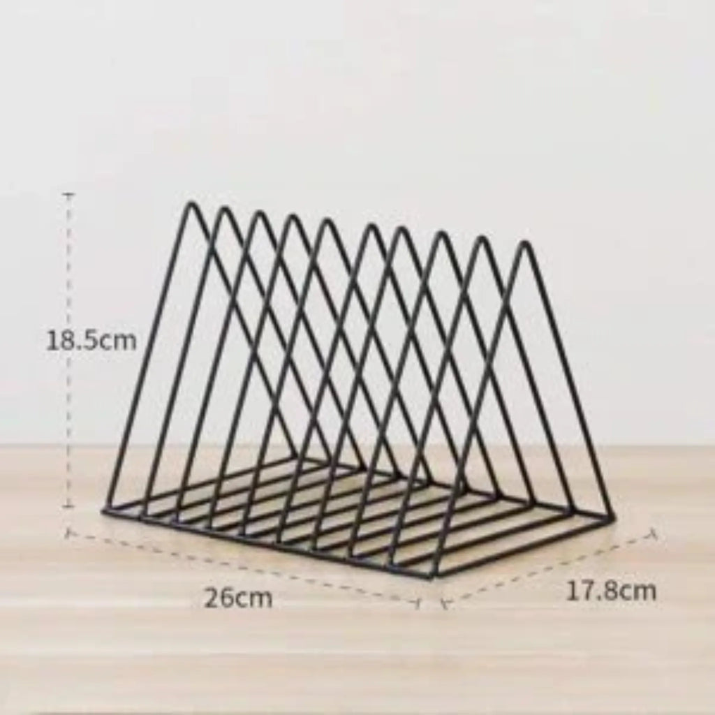 9 Slot Aesthetic Book Rack