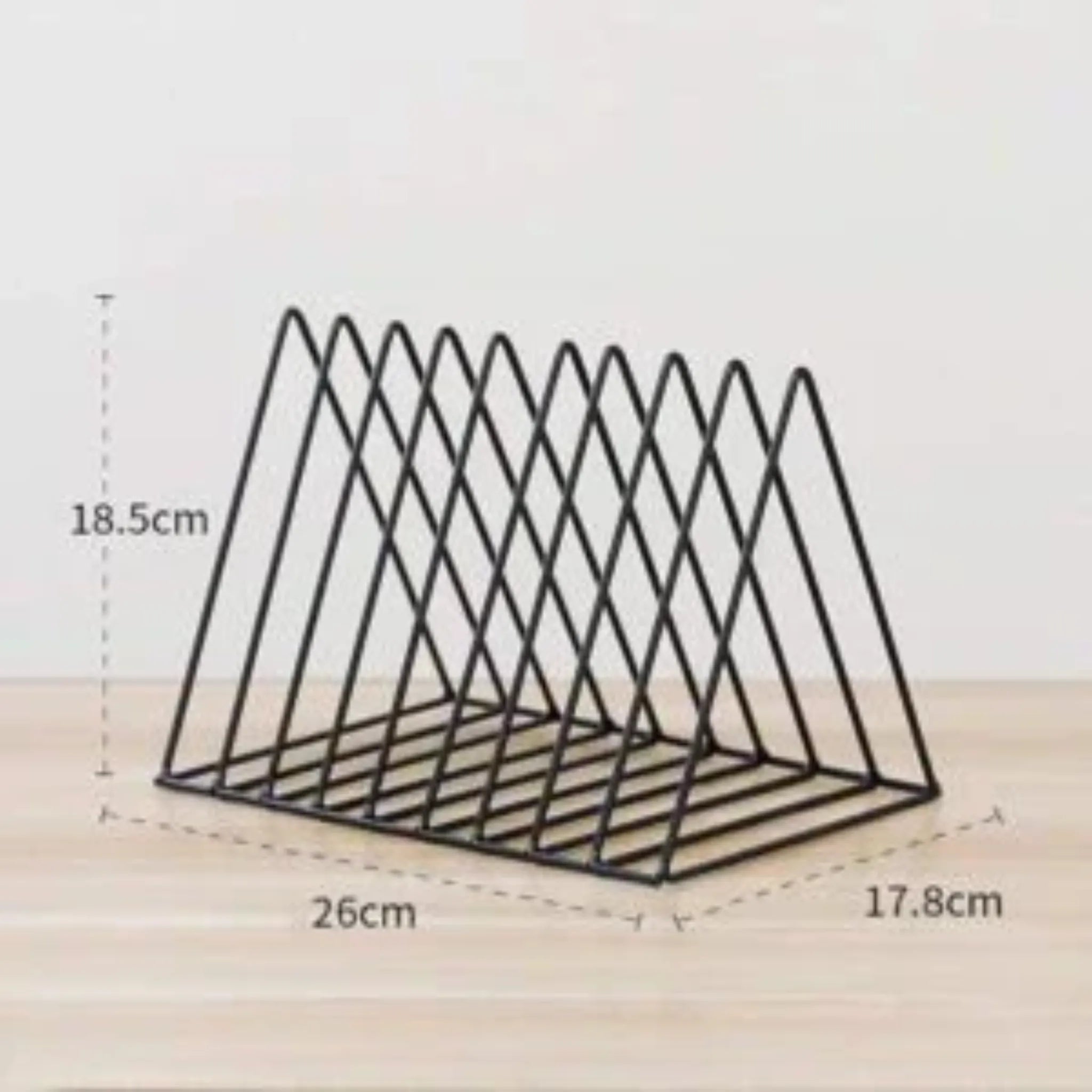 9 Slot Aesthetic Book Rack