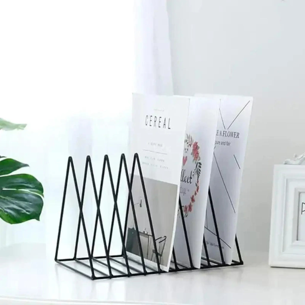 9 Slot Aesthetic Book Rack