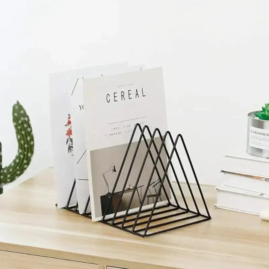 9 Slot Aesthetic Book Rack