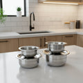 Stainless Steel Pateela Set (4 size)