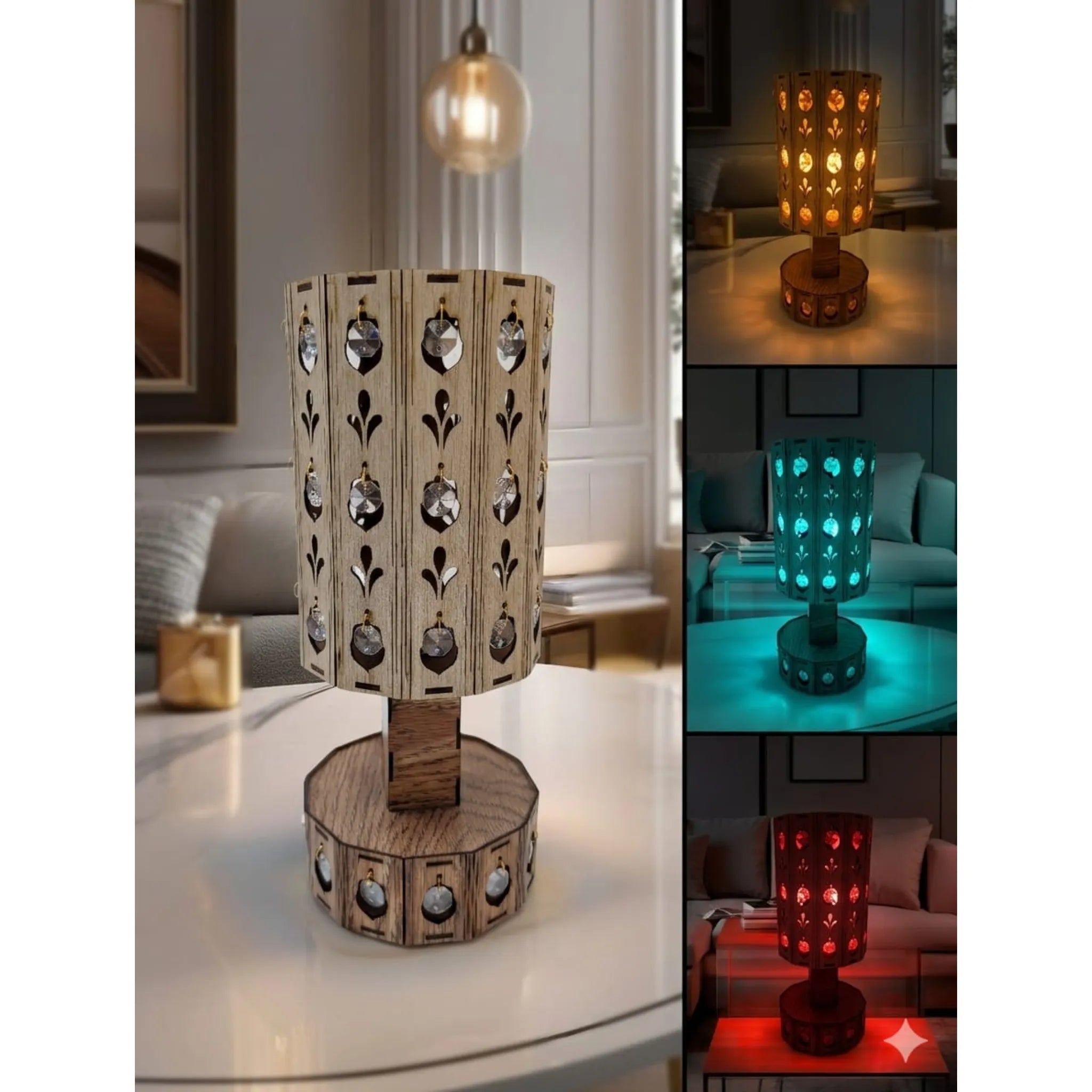 Wooden Lamp - D2
