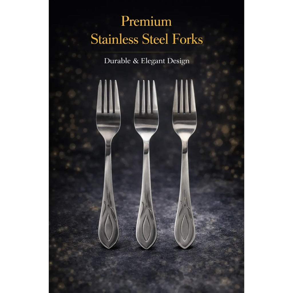Steel Fork Set-12 Pcs