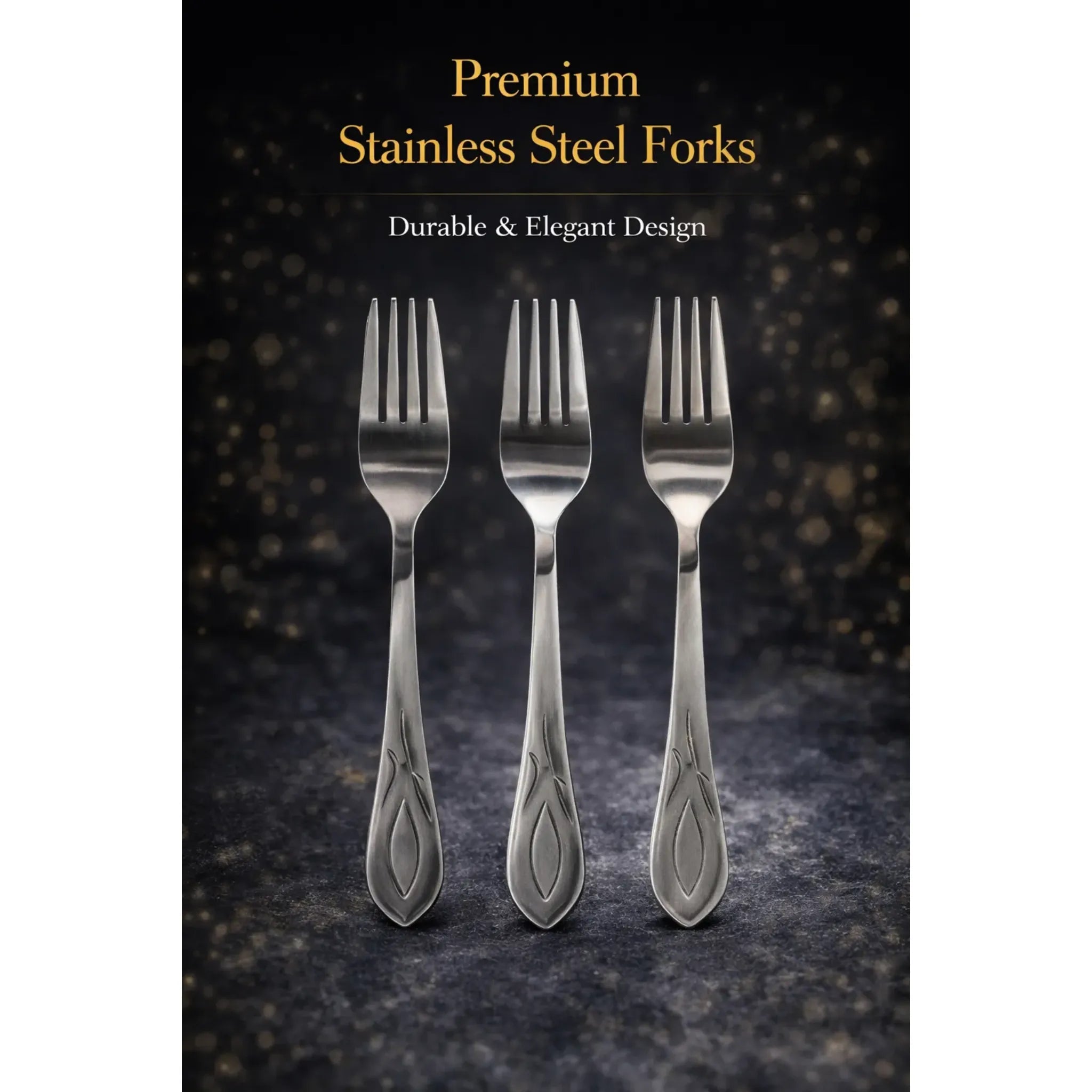 Steel Fork Set-12 Pcs