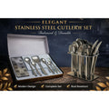 29-Pcs Cultery Set with Stand