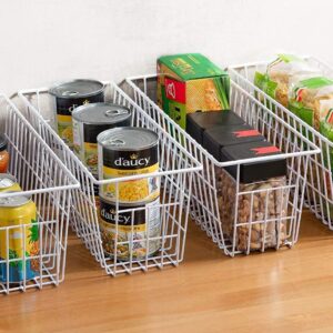 Metal Wire Storage Organizer Bin with Handles