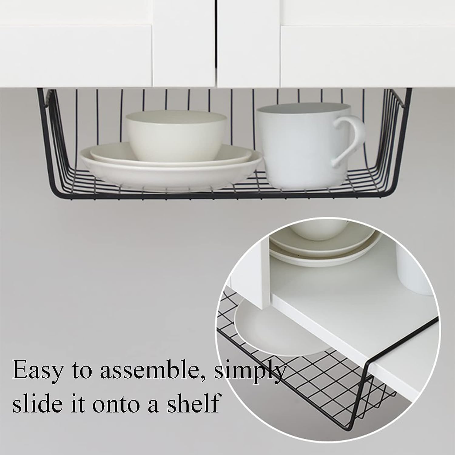 Portable - Under Table/Cabinet Storage Organizer - Image 2