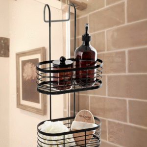 Shower Screen Caddy – Hanging Bathroom Organizer