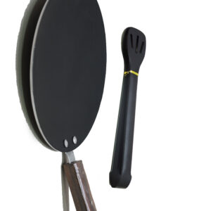 Flat Griddle Pan + Fire Tong